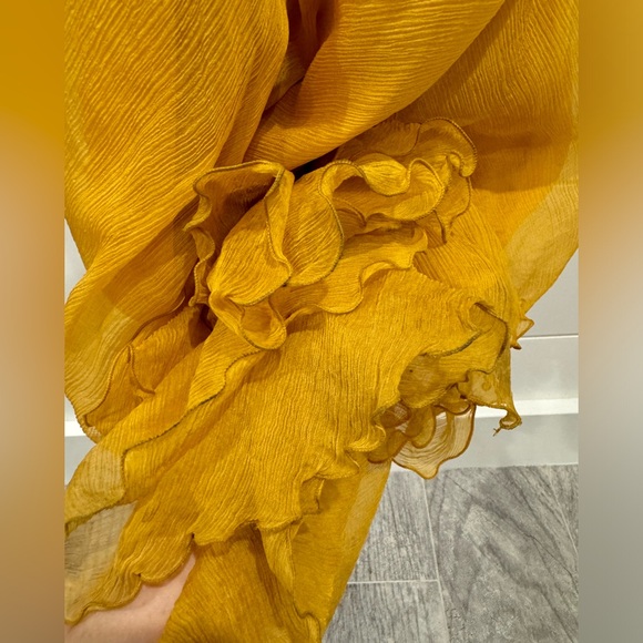 Maria Lucia Hohan yellow marigold Kamille silk dress - Picture 11 of 16